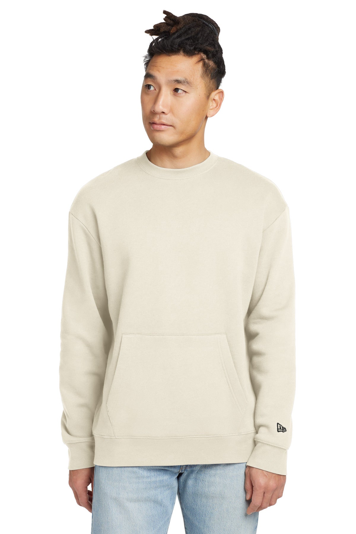 Custom New Era Heritage Fleece Pocket Crew NEA527
