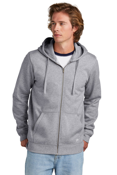 Custom New Era Comeback Fleece Full-Zip Hoodie NEA551