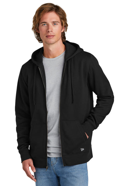 Custom New Era Comeback Fleece Full-Zip Hoodie NEA551