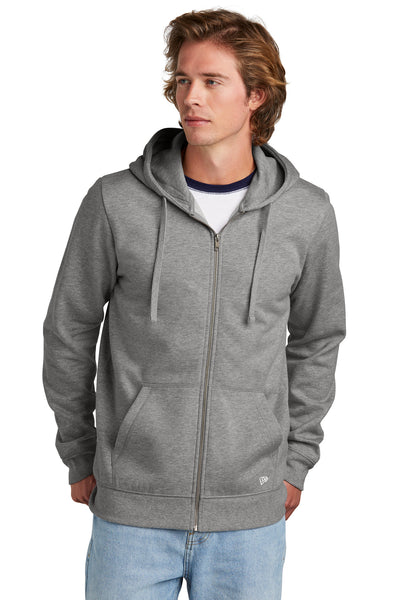 Custom New Era Comeback Fleece Full-Zip Hoodie NEA551