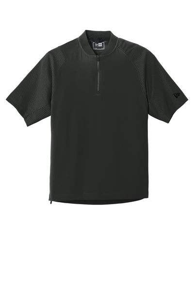 Custom New Era  Cage Short Sleeve 1/4-Zip Jacket. NEA600