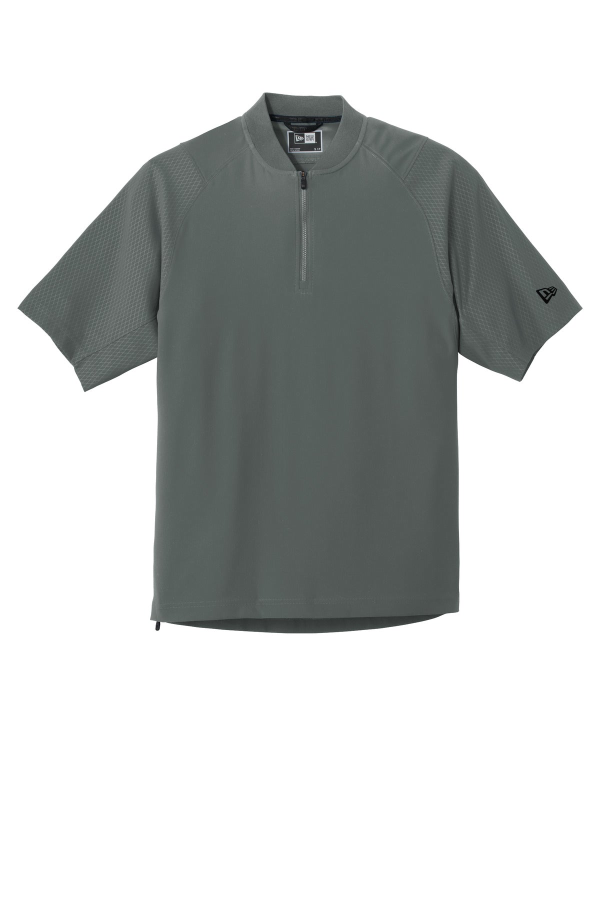 Custom New Era  Cage Short Sleeve 1/4-Zip Jacket. NEA600