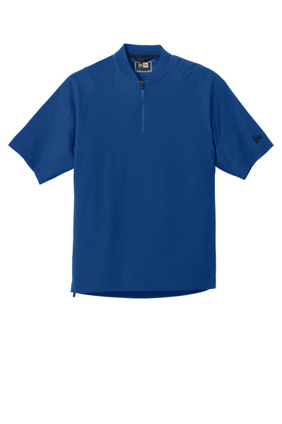Custom New Era  Cage Short Sleeve 1/4-Zip Jacket. NEA600