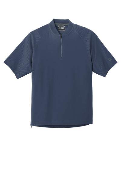 Custom New Era  Cage Short Sleeve 1/4-Zip Jacket. NEA600