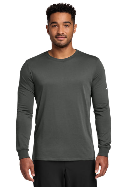 Custom Personalized Nike Dri-FIT Cotton/Poly Long Sleeve Tee. NKBQ5230