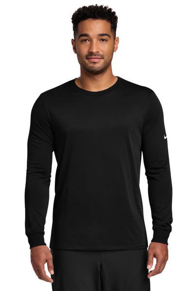 Custom Personalized Nike Dri-FIT Cotton/Poly Long Sleeve Tee. NKBQ5230