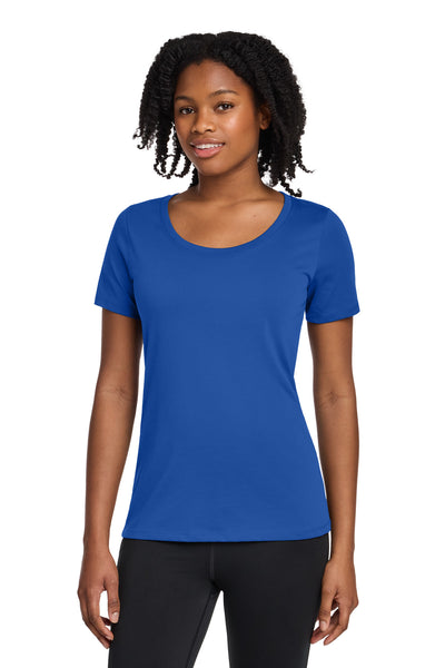 Custom Personalized Nike Women's Dri-FIT Cotton/Poly Scoop Neck Tee. NKBQ5234