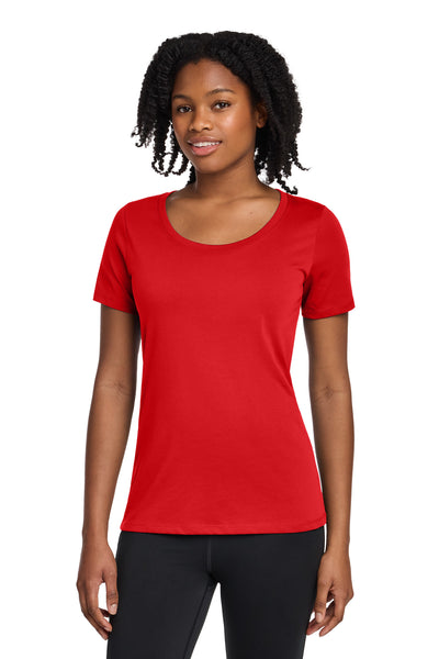 Custom Personalized Nike Women's Dri-FIT Cotton/Poly Scoop Neck Tee. NKBQ5234