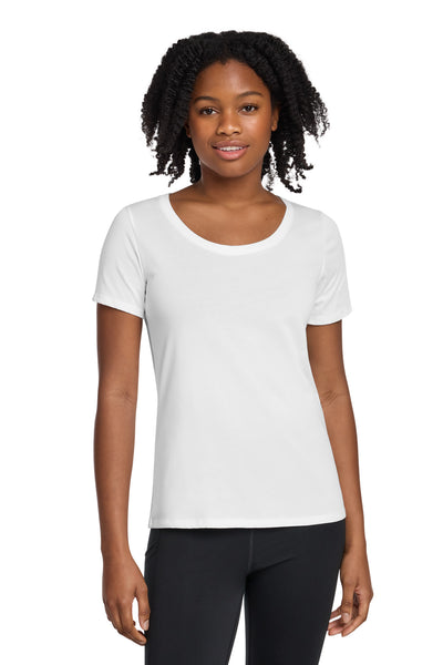 Custom Personalized Nike Women's Dri-FIT Cotton/Poly Scoop Neck Tee. NKBQ5234