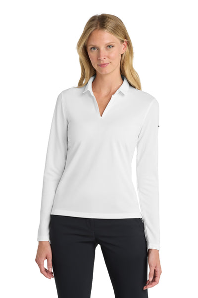 Custom Personalized Nike Women's Dri-FIT Micro Pique 2.0 Long Sleeve Polo NKDC2105