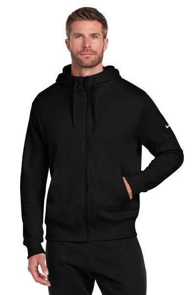 Custom Personalized Nike Club Fleece Sleeve Swoosh Full-Zip Hoodie NKDR1513