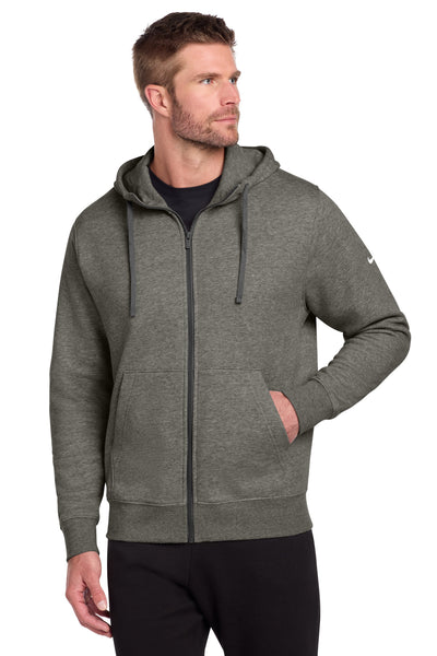 Custom Personalized Nike Club Fleece Sleeve Swoosh Full-Zip Hoodie NKDR1513