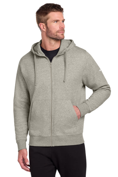 Custom Personalized Nike Club Fleece Sleeve Swoosh Full-Zip Hoodie NKDR1513