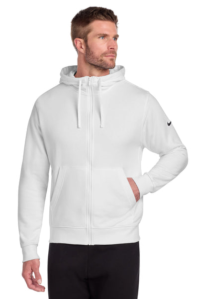 Custom Personalized Nike Club Fleece Sleeve Swoosh Full-Zip Hoodie NKDR1513