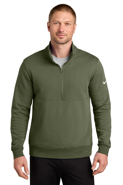 Custom Personalized Nike Club Fleece Sleeve Swoosh 1/2-Zip NKDX6718