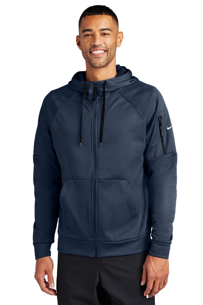 Custom Personalized Nike Therma-FIT Pocket Full-Zip Fleece Hoodie NKFD9859