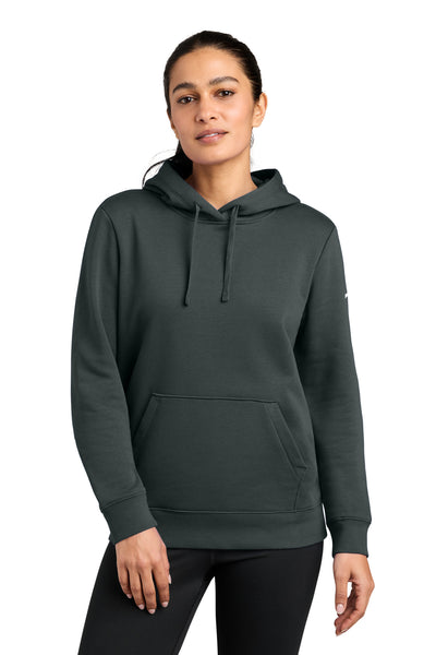Custom Personalized Nike Women's Club Fleece Sleeve Swoosh Pullover Hoodie NKFD9889