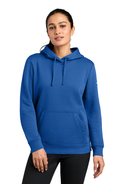 Custom Personalized Nike Women's Club Fleece Sleeve Swoosh Pullover Hoodie NKFD9889