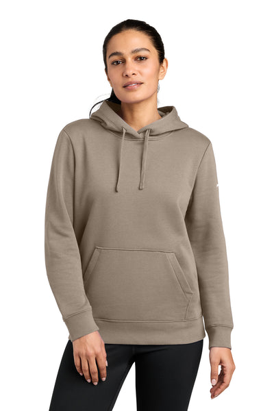 Custom Personalized Nike Women's Club Fleece Sleeve Swoosh Pullover Hoodie NKFD9889
