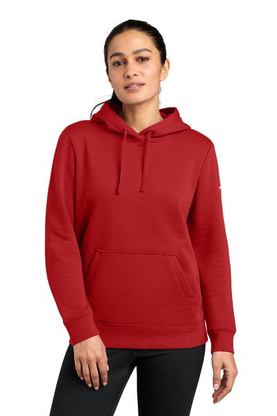 Custom Personalized Nike Women's Club Fleece Sleeve Swoosh Pullover Hoodie NKFD9889
