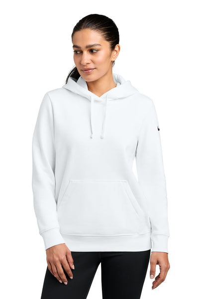 Custom Personalized Nike Women's Club Fleece Sleeve Swoosh Pullover Hoodie NKFD9889