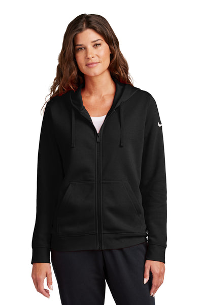 Custom Personalized Nike Women's Club Fleece Sleeve Swoosh Full-Zip Hoodie NKFD9890