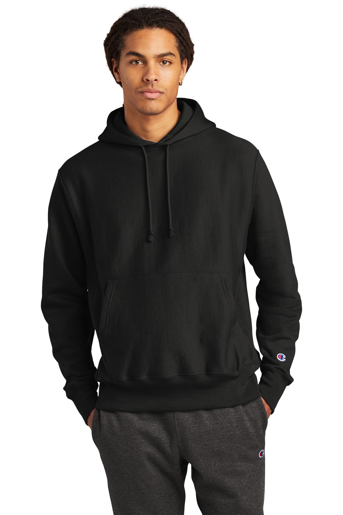 Custom Champion   Reverse Weave   Hooded Sweatshirt S101