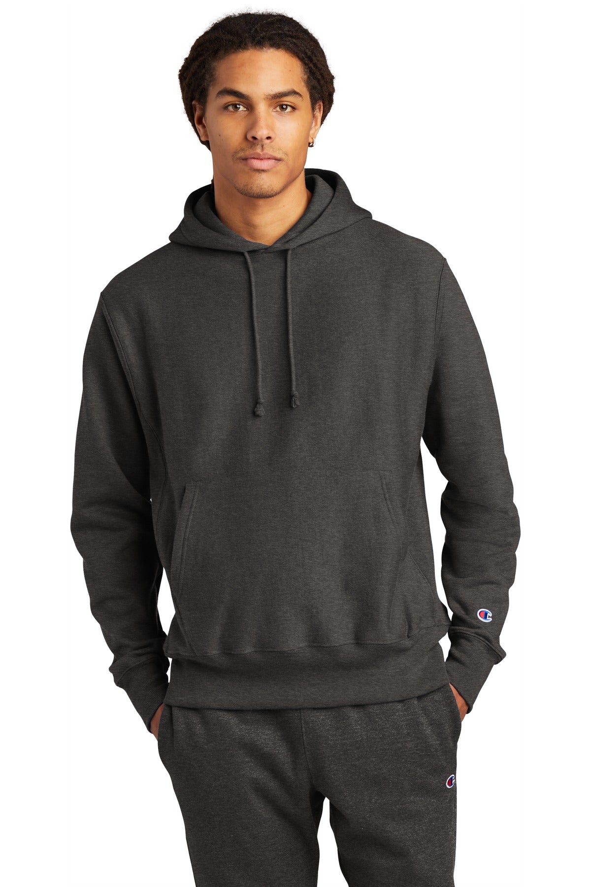 Custom Champion   Reverse Weave   Hooded Sweatshirt S101