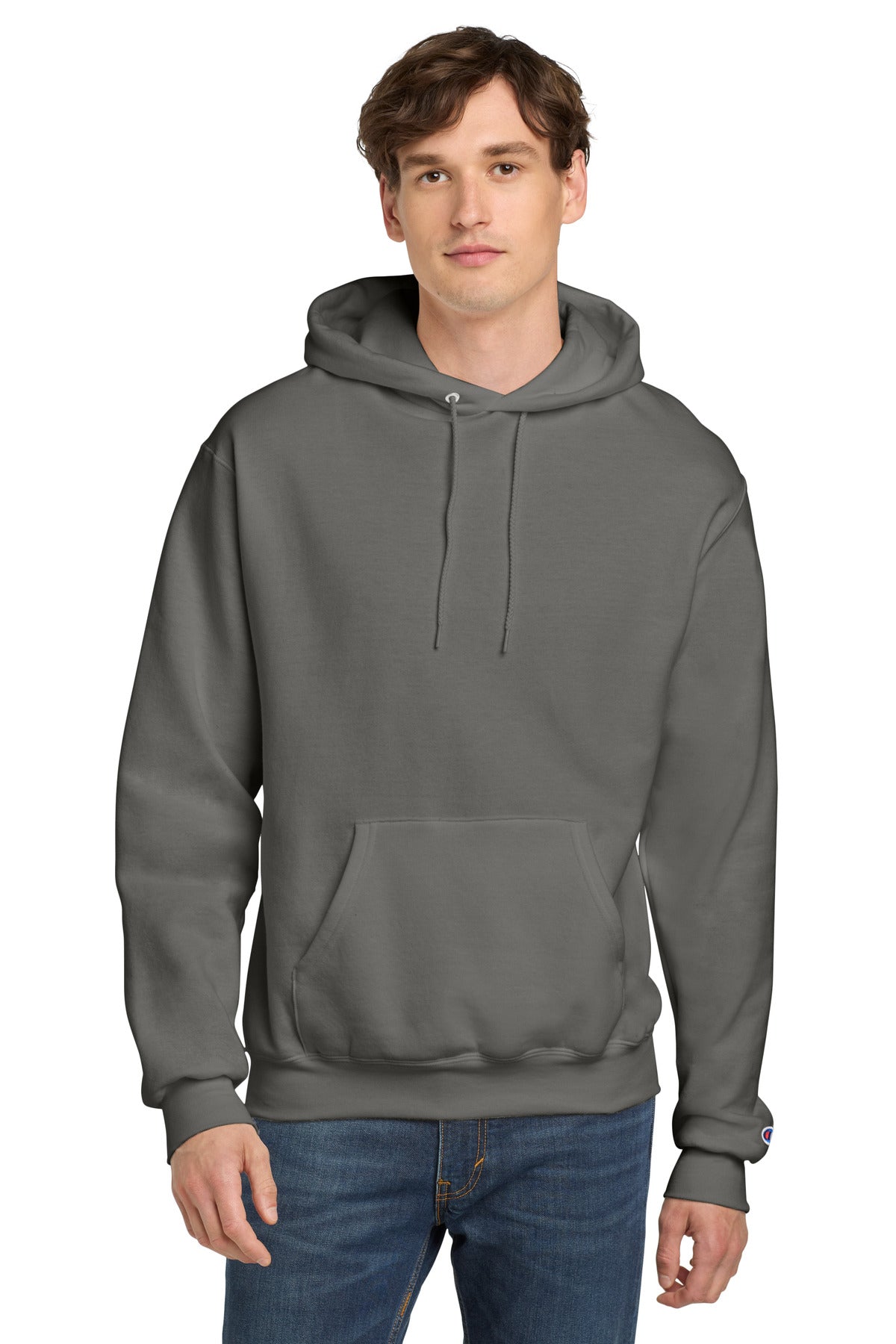 Custom Champion  Powerblend Pullover Hoodie. S700