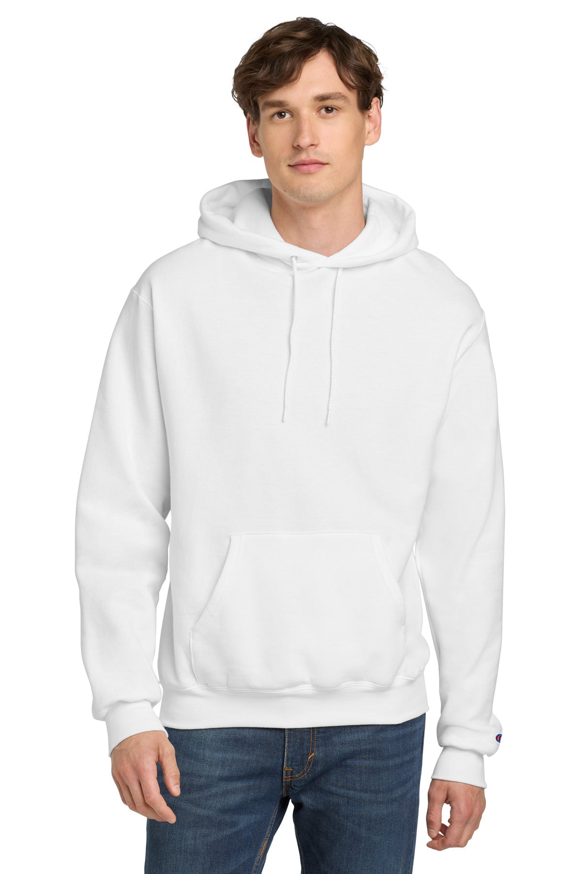 Custom Champion  Powerblend Pullover Hoodie. S700