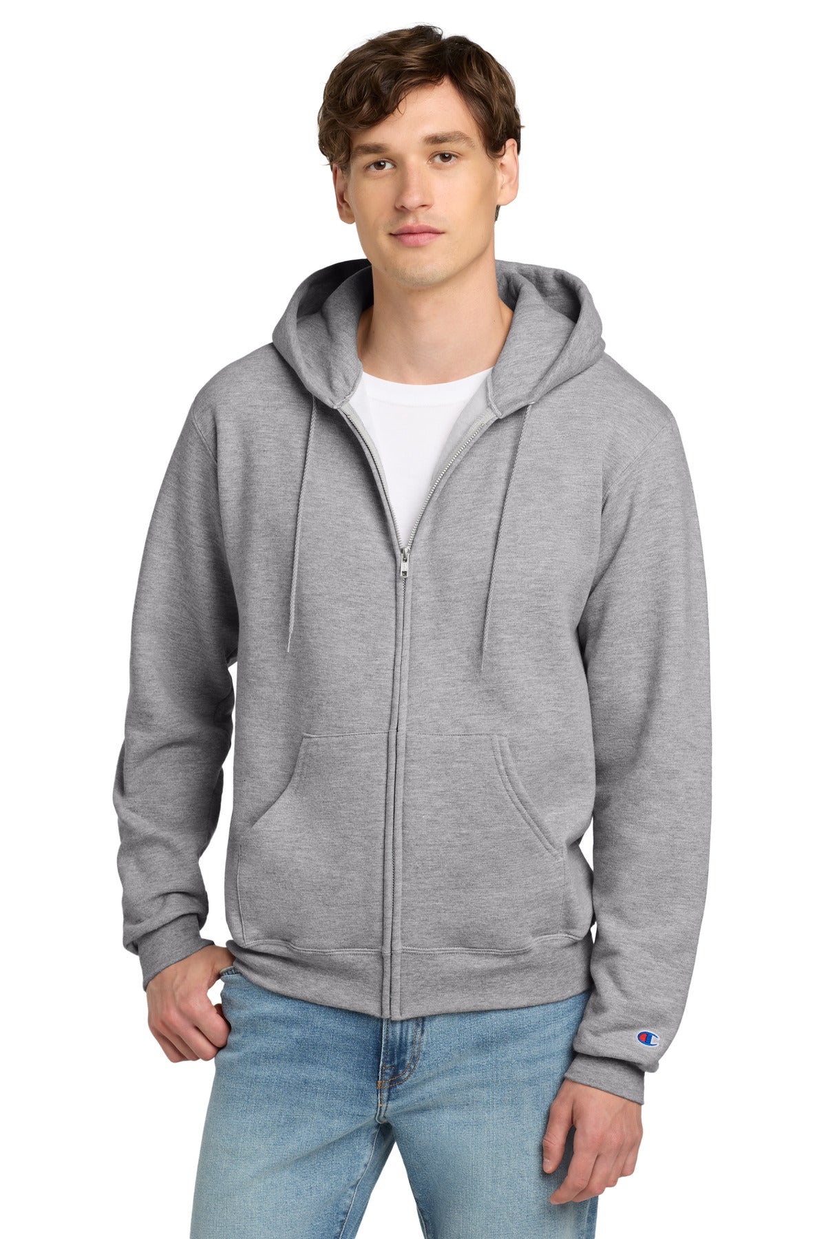 Custom Champion Powerblend Full-Zip Hoodie.S800