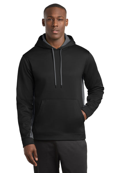 Custom Personalized Sport-Tek ®  Sport-Wick ®  Fleece Colorblock Hooded Pullover. ST235
