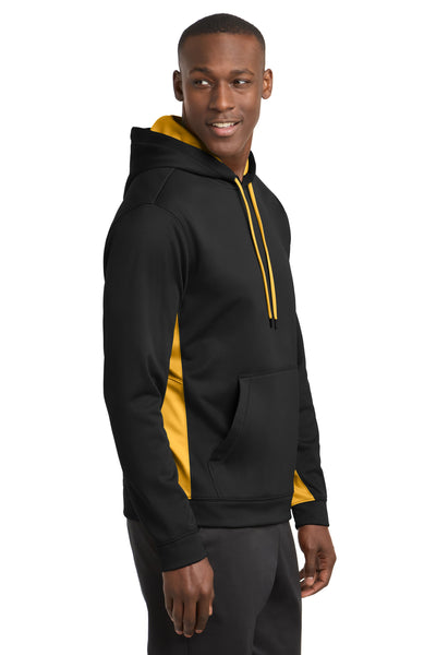 Custom Personalized Sport-Tek ®  Sport-Wick ®  Fleece Colorblock Hooded Pullover. ST235