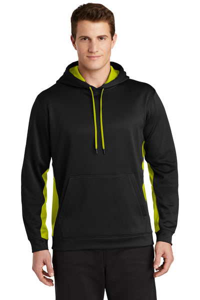 Custom Personalized Sport-Tek ®  Sport-Wick ®  Fleece Colorblock Hooded Pullover. ST235