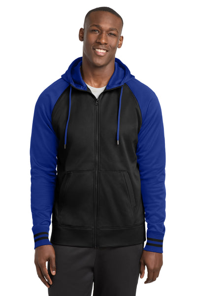 Custom Personalized Sport-Tek ®  Sport-Wick ®  Varsity Fleece Full-Zip Hooded Jacket. ST236