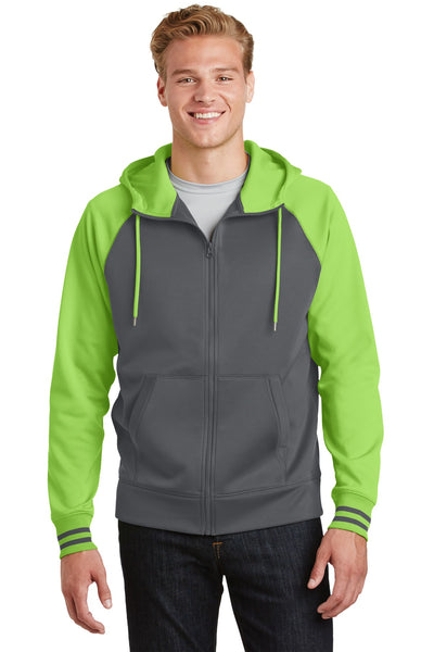 Custom Personalized Sport-Tek ®  Sport-Wick ®  Varsity Fleece Full-Zip Hooded Jacket. ST236