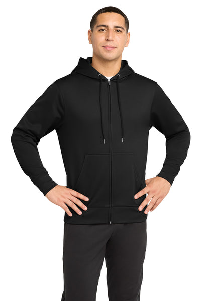 Custom Personalized Sport-Tek ®  Sport-Wick ®  Fleece Full-Zip Hooded Jacket.  ST238