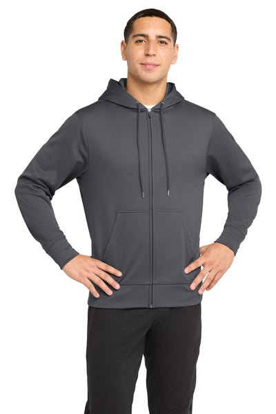 Custom Personalized Sport-Tek ®  Sport-Wick ®  Fleece Full-Zip Hooded Jacket.  ST238