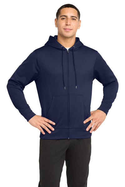 Custom Personalized Sport-Tek ®  Sport-Wick ®  Fleece Full-Zip Hooded Jacket.  ST238