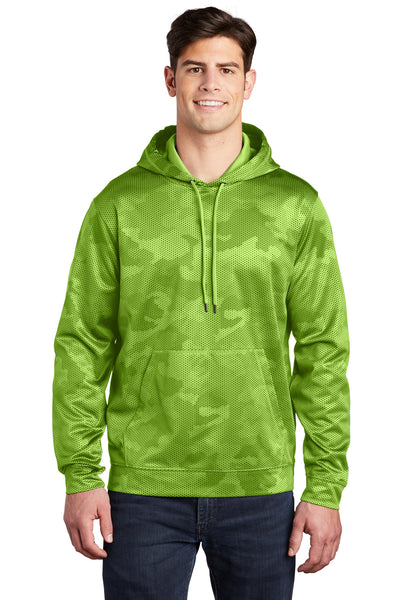 Custom Personalized Sport-Tek ®  Sport-Wick ®  CamoHex Fleece Hooded Pullover. ST240