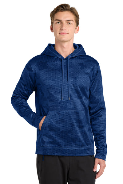Custom Personalized Sport-Tek ®  Sport-Wick ®  CamoHex Fleece Hooded Pullover. ST240