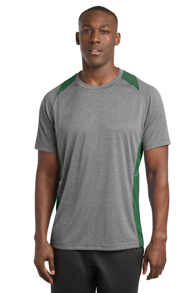 Custom Personalized Sport-Tek ®  Heather Colorblock Contender   Tee. ST361