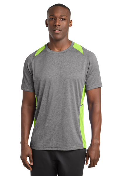 Custom Personalized Sport-Tek ®  Heather Colorblock Contender   Tee. ST361