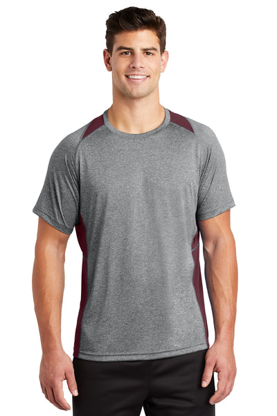 Custom Personalized Sport-Tek ®  Heather Colorblock Contender   Tee. ST361