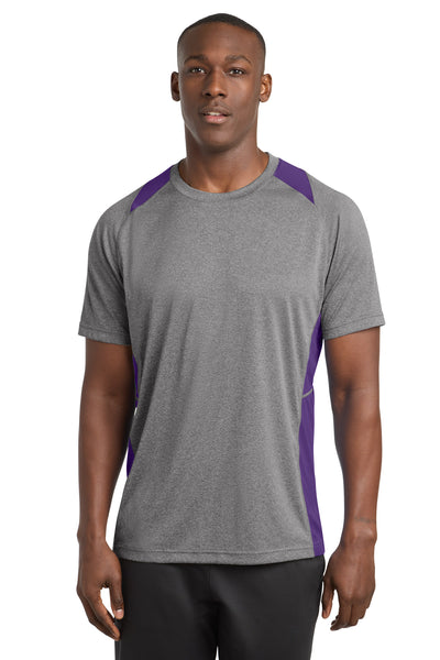 Custom Personalized Sport-Tek ®  Heather Colorblock Contender   Tee. ST361