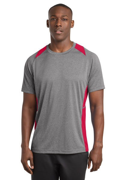 Custom Personalized Sport-Tek ®  Heather Colorblock Contender   Tee. ST361