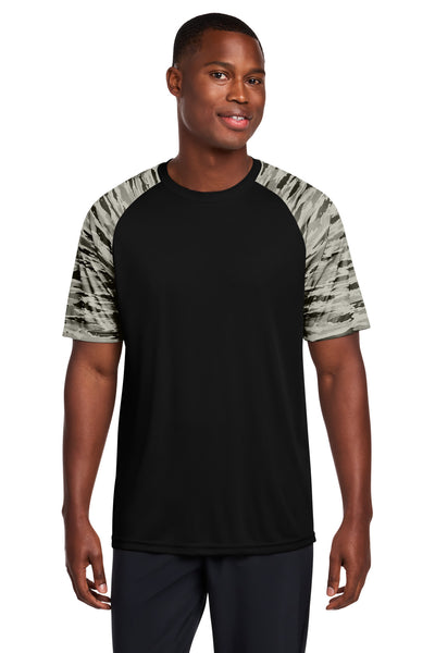 Custom Personalized Sport-Tek ®  Drift Camo Colorblock Tee ST376
