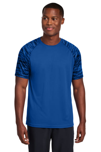 Custom Personalized Sport-Tek ®  Drift Camo Colorblock Tee ST376