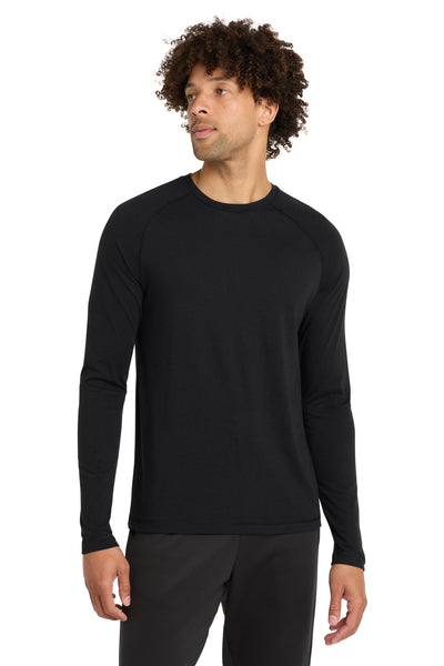 Custom Personalized Sport-Tek  ®  PosiCharge  ®  Long Sleeve Tri-Blend Wicking Raglan Tee ST400LS