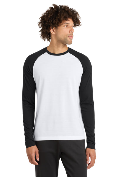 Custom Personalized Sport-Tek  ®  PosiCharge  ®  Long Sleeve Tri-Blend Wicking Raglan Tee ST400LS